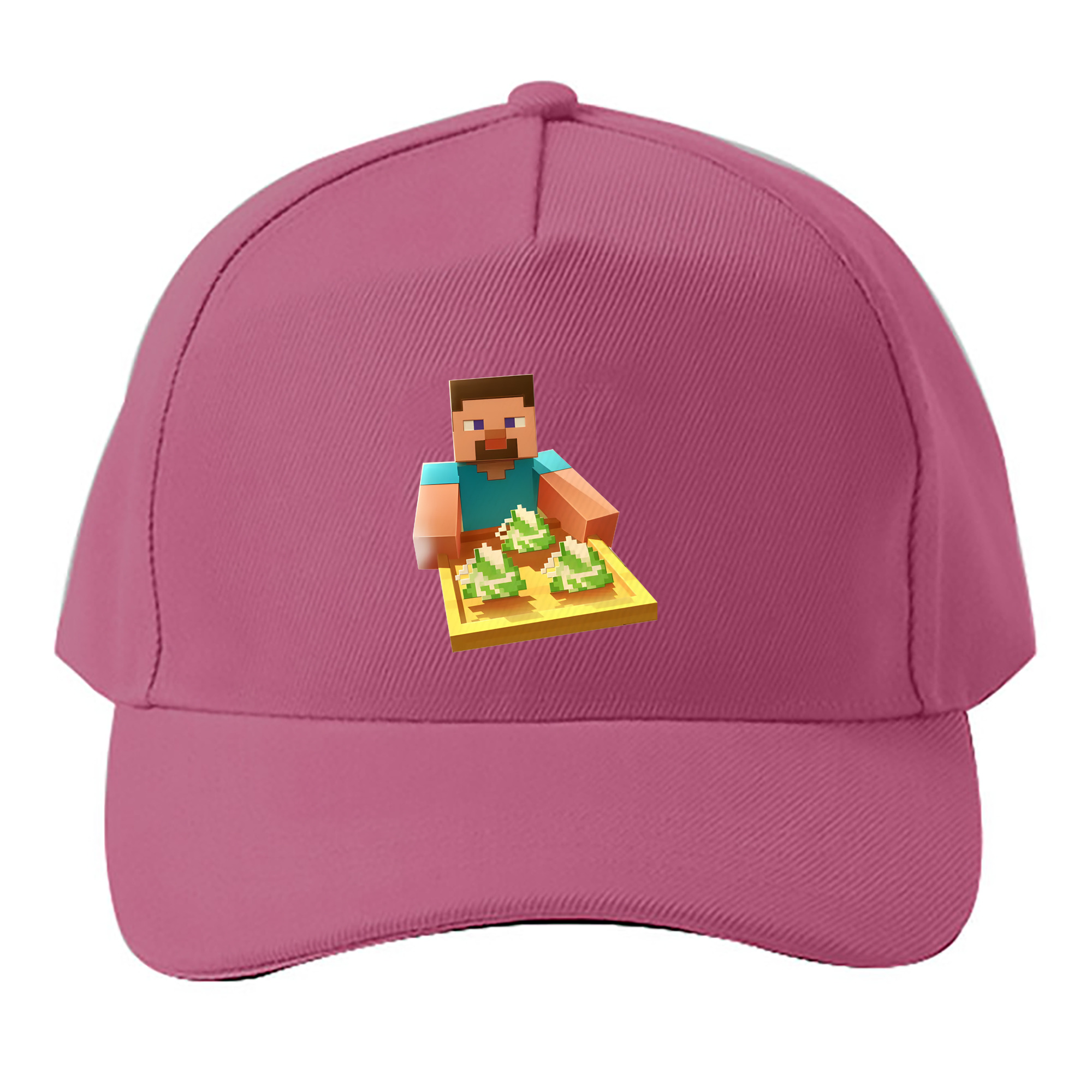 （画像用） マインクラフト ブロックの世界 Minecraft MC Block world ベースボールキャップ 綿100％ 男女兼用 帽子 スポーツ